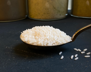 Organic white long grain rice