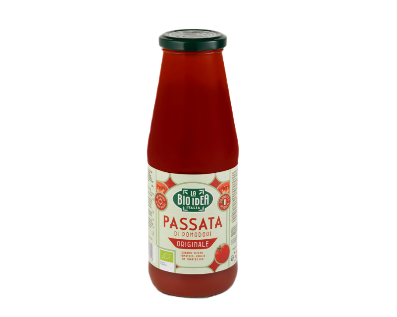 Ekologiška pomidorų tyrė Passata Органическое томатное пюре Passata LA BIO IDEA, 680 г — изображение 1