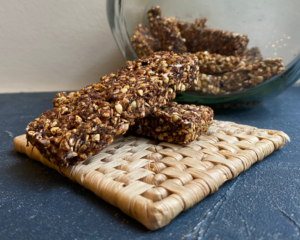 Organic buckwheat bar with broccoli and quince, 30 g