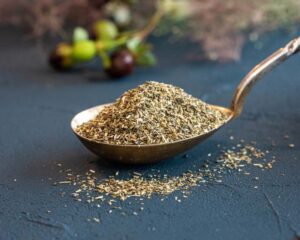 Organic crushed chamomile flowers