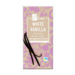 Ekologiškas baltasis šokoladas WHITE VANILLA, 80 g, Ichoc