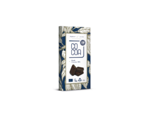Органический черный шоколад RAW 70%, 50 г, COCOA