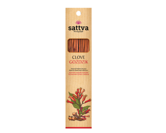 Natural Indian Insence CLOVE (15 pcs.) 30 g, Sattva