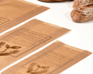 Natural compostable and biodegradable bag 120x60x240 mm