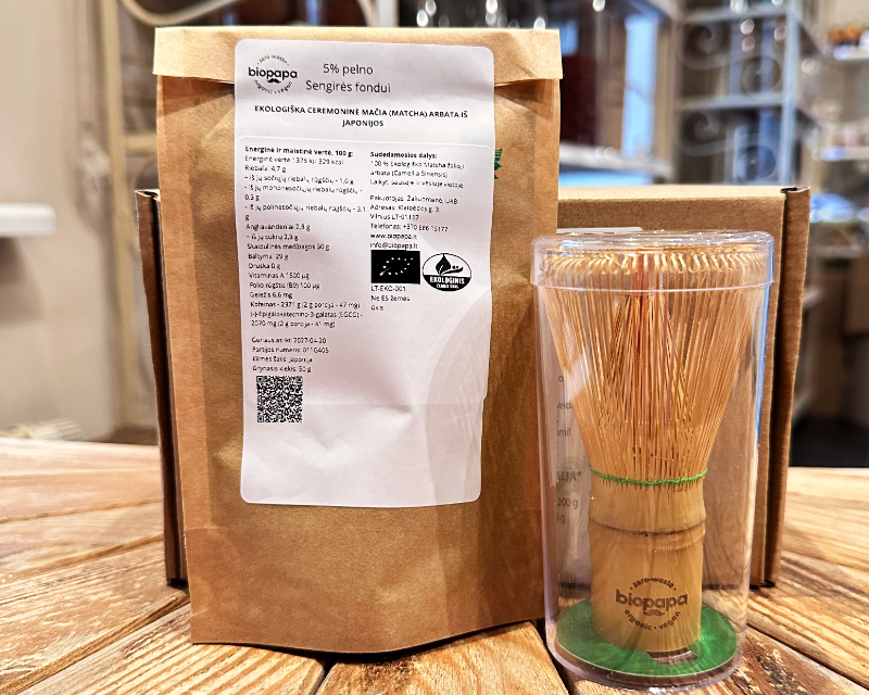 Ekologiška premium matcha Подарочный набор чая Матча "Церемониальный — изображение 1