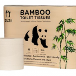 Bamboo toilet paper, 3-ply, 6 rolls