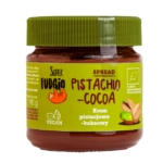 Organic pistachio and cocoa cream with cane sugar, 190 g, SUPER FUDGIO