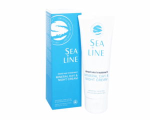 Ekologiškas mineralinis dieninis ir naktinis kremas (jautriai, ypač sausai ir mišriai odai) SEA LINE Dead Sea Treatment, 75 ml