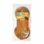 Organic wholemeal pita bread, 2x4 pieces (560 g), TERRASANA