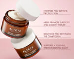 Ekologiškas LUMINOUS ROSE BIO RETINOL veido kremas - rožių aliejus + vitaminas C, 50 ml, ALTEYA - Image 2