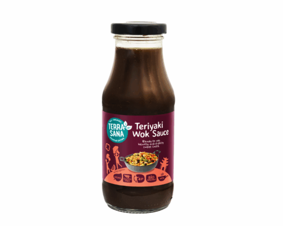 Ekologiškas japoniškas padažas Teriyaki Wok, 240 g, TERRASANA - Image 1