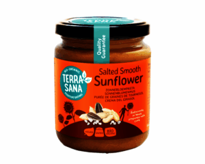 Ekologiškas saulėgrąžų kremas su Himalajų druska, 250 g, TERRASANA