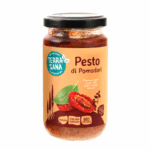Ekologiškas saulėje džiovintų pomidorų užtepas Pesto di Pomodori, 180 g, TERRASANA