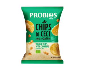 Organic chickpea chips, 40 g, PROBIOS