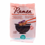Ekologiški makaronai su grikiais ir šitake grybais Ramen, be glitimo, 280 g (4 vnt), TERRASANA