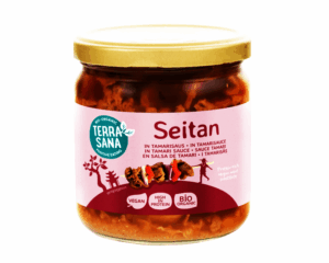 Ekologiški seitano gabalėliai tamari padaže, 350 g, TERRASANA
