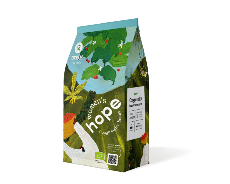 Ekologiškos kavos pupelės Ekologiškos kavos pupelės Woman’s Hope 250 g, Oxfam - Image 1