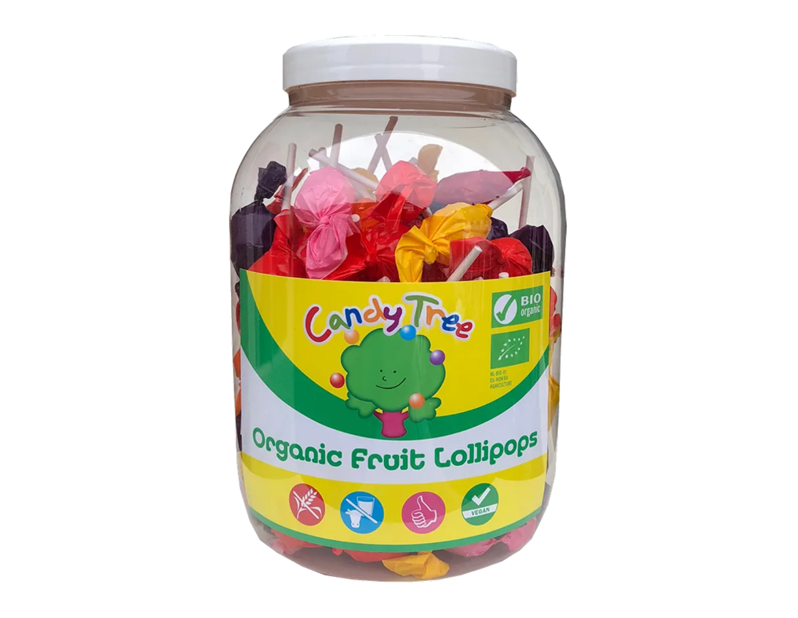 Ekologiškas ledinukas 10 g, Candy Tree Органические конфеты со вкусом фруктов, 100 г, Candy Tree (Kopija) — изображение 1