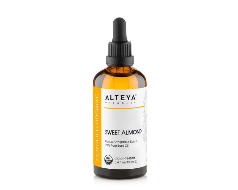 Organic sweet almond oil 100 ml, ALTEYA Organic sweet almond oil 100 ml, ALTEYA - Image 1