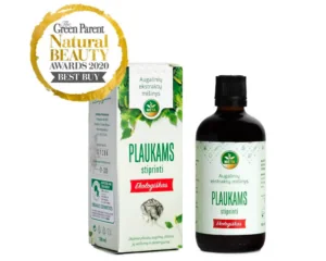 Augalinių ekstraktų mišinys PLAUKAMS STIPRINTI ekologiškas, 100 ml
