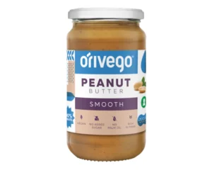 Ekologiškas švelnus žemės riešutų sviestas 340 g Orivego