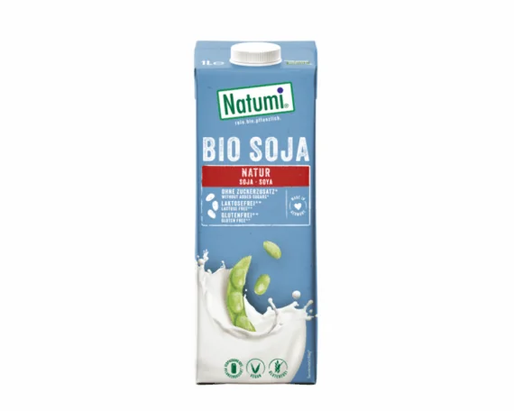 Organic soya drink, no added sugar, gluten free, 1 L, Natumi - Image 1