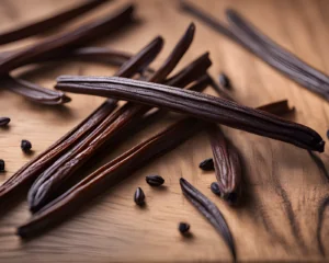Organic vanilla pod