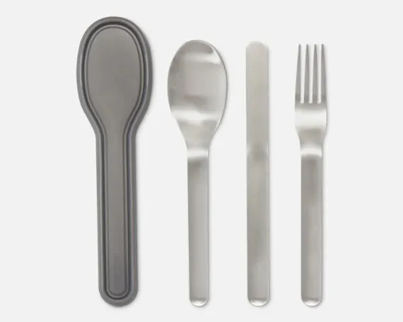 Travel cutlery set, BLACK BLUM - Image 1