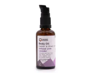 Ekologiškas kūno aliejus su levandomis, 50 ml, ANCIENT WISDOM