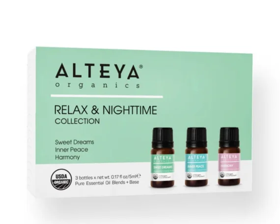 Organic essential oil set Relaxation and Calm (3x5 ml), ALTEYA - Image 1