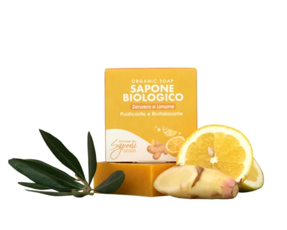 Ekologiškas muilas Imbieras ir Citrina, 100 g, Officina dei Saponi - Image 1