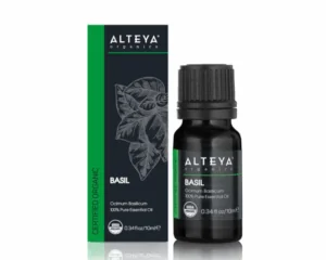Ekologiškas bazilikų eterinis aliejus 10 ml, ALTEYA